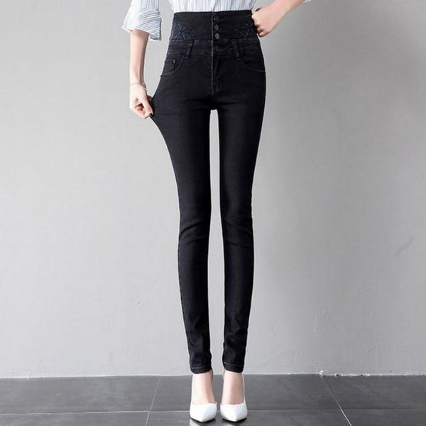 Ladies Jeans High waist