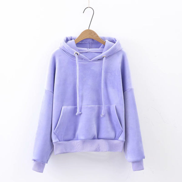 Double-Sided Velvet Hoodie